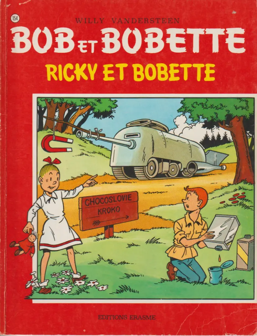 Couverture de l'album Bob et Bobette Tome 154 Ricky et Bobette
