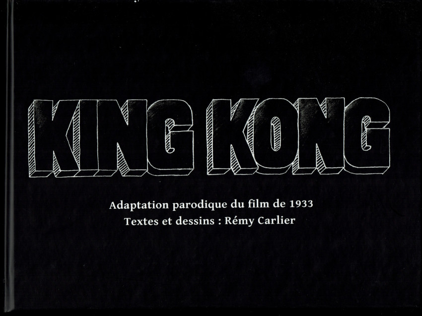 Couverture de l'album King Kong Adaptation parodique du film de 1933