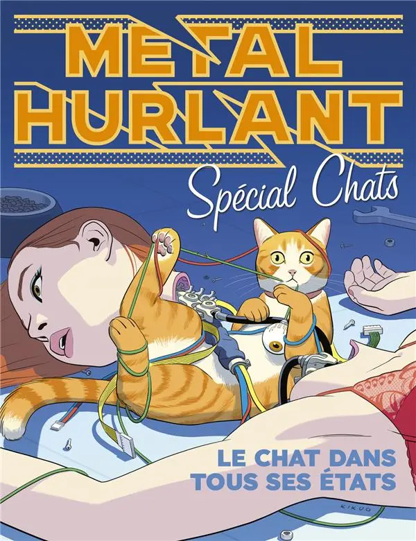 Couverture de l'album Métal Hurlant Le chat dans tous ses états
