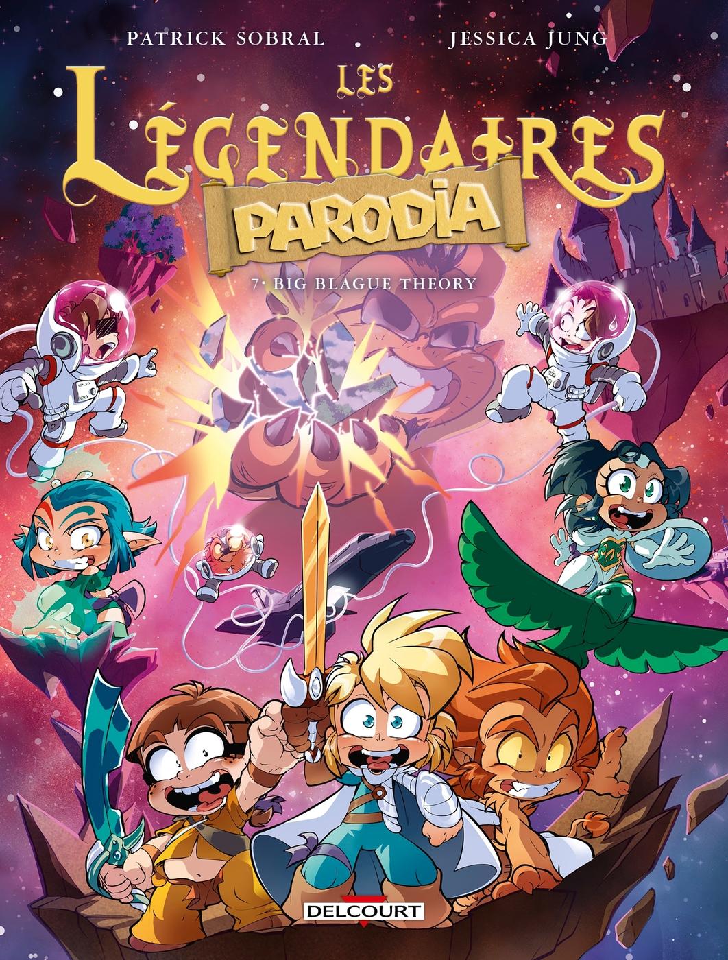 Couverture de l'album Les Légendaires - Parodia Tome 7 Big Blague Theory