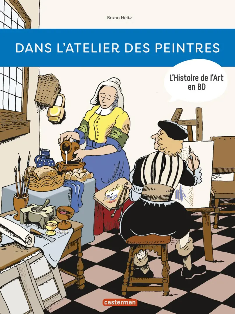 Couverture de l'album L'Histoire de l'art en BD Dans l'atelier des peintres