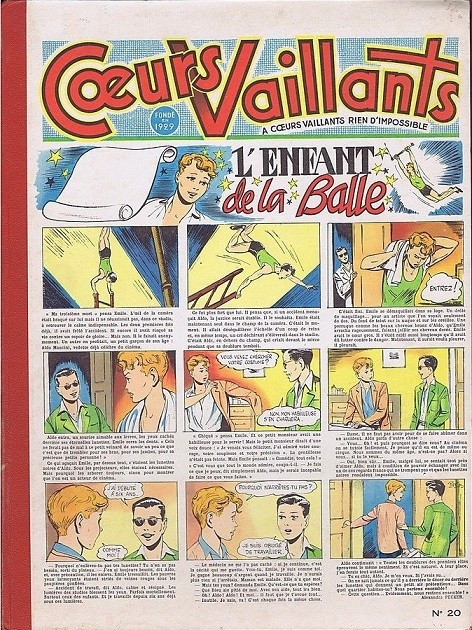 Couverture de l'album Cœurs Vaillants N° 20 1955 (n°18 à 34)