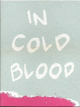 Couverture de l'album In cold blood