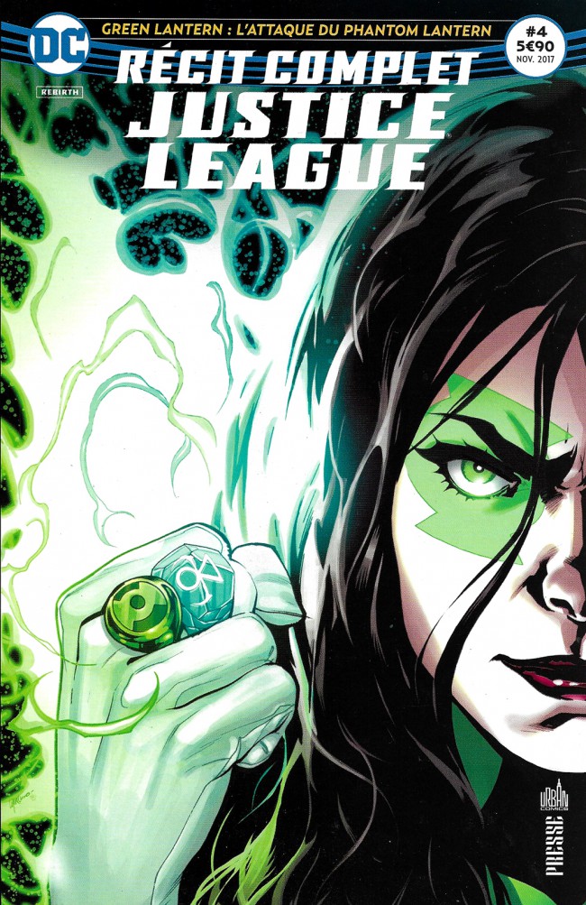 Couverture de l'album Justice League - Récit Complet #4 Green Lantern : l'Attaque du Phantom Lantern