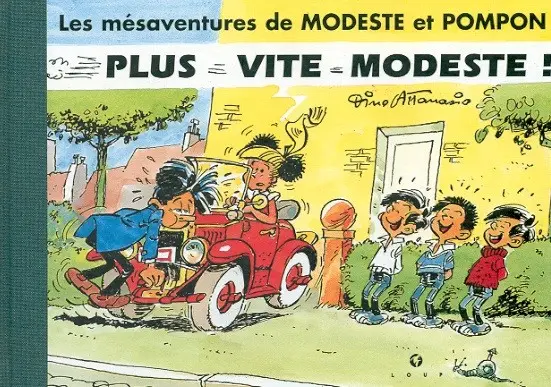 Couverture de l'album Modeste et Pompon Tome 2 Plus vite modeste !