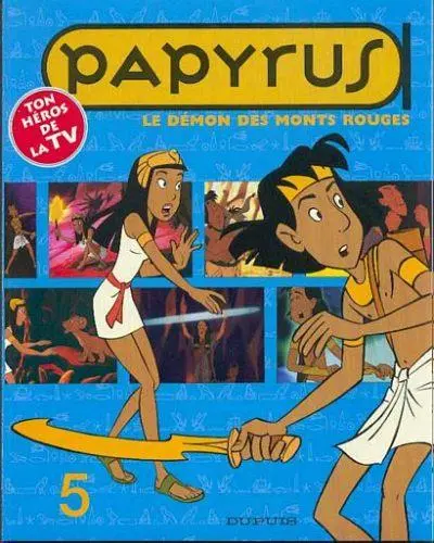 Couverture de l'album Papyrus Tome 5 Le démon des Monts Rouges