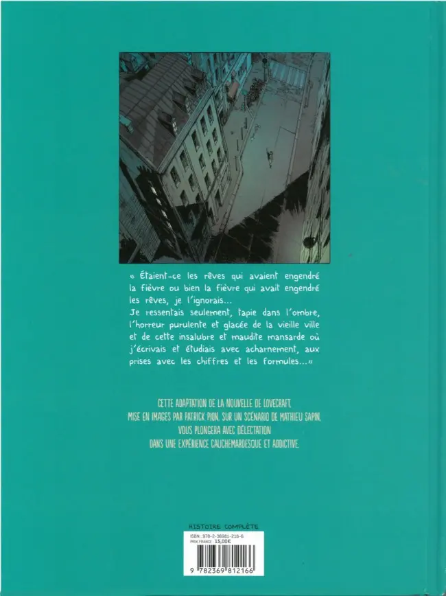 Verso de l'album Les Rêves dans la maison de la sorcière