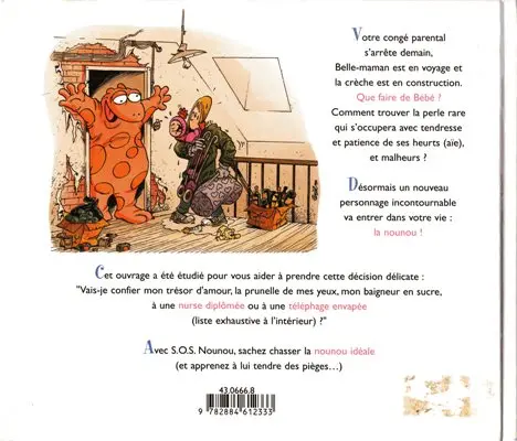 Verso de l'album S.O.S. Nounou
