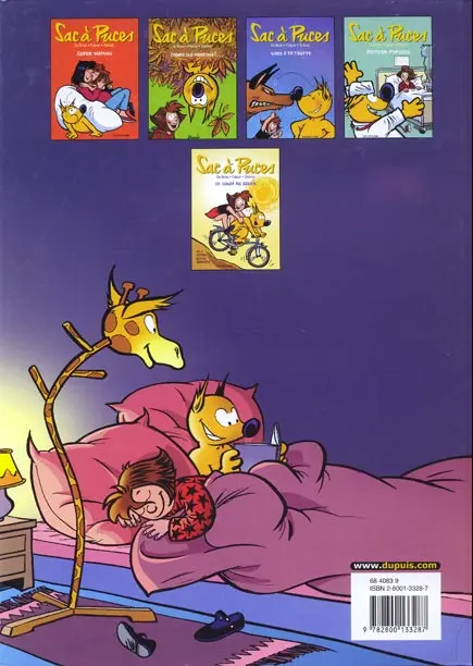 Verso de l'album Sac à puces Tome 5 Le lundi au soleil