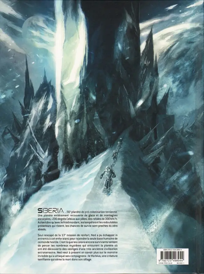 Verso de l'album Siberia 56 2 Morbius