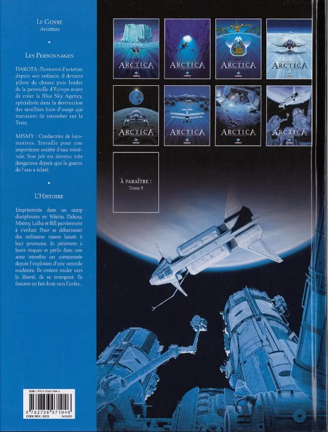 Verso de l'album Arctica Tome 8 Ultimatum