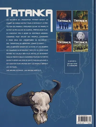 Verso de l'album Tatanka Tome 4 Infiltration