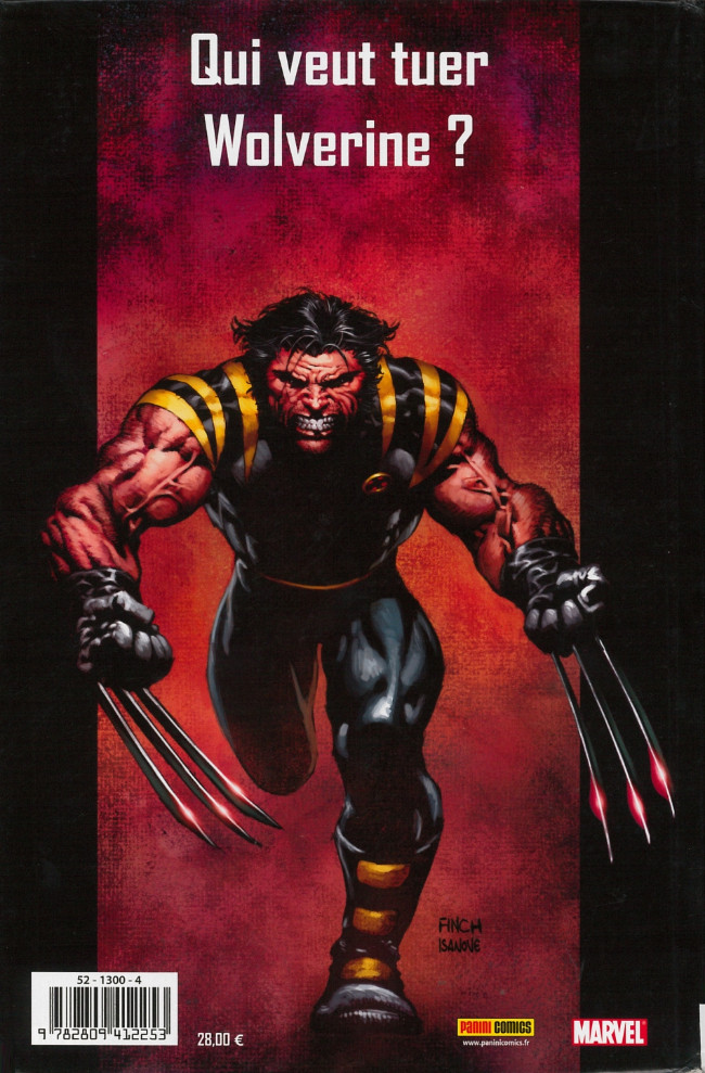 Verso de l'album Ultimate X-Men Tome 4 Les nouveaux mutants