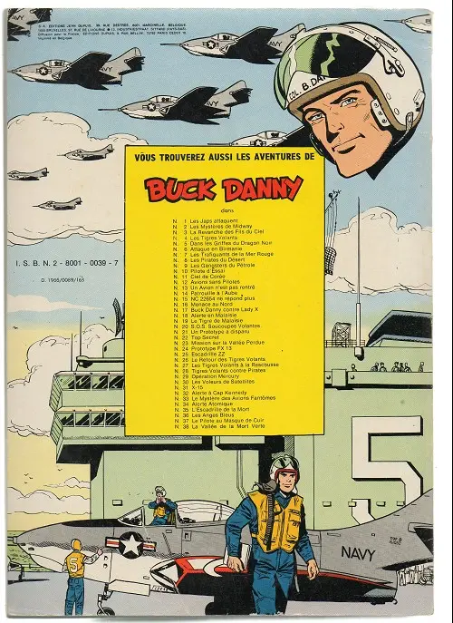 Verso de l'album Buck Danny Tome 2 Les mystères de midway
