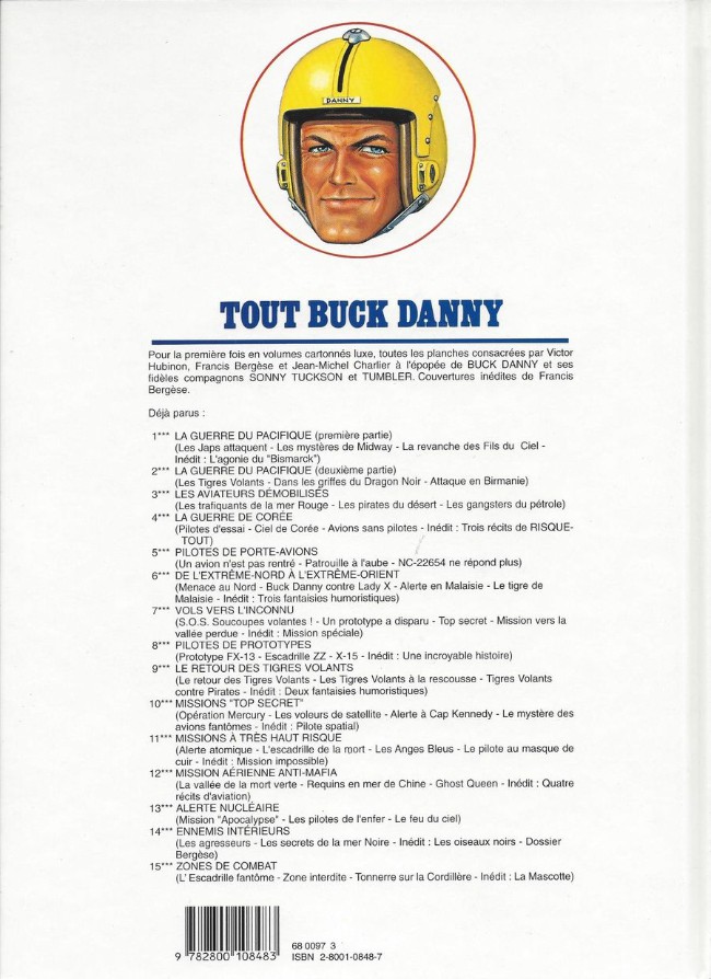 Verso de l'album Tout Buck Danny Tome 3 Les Aviateurs démobilisés