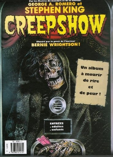 Verso de l'album Creepshow