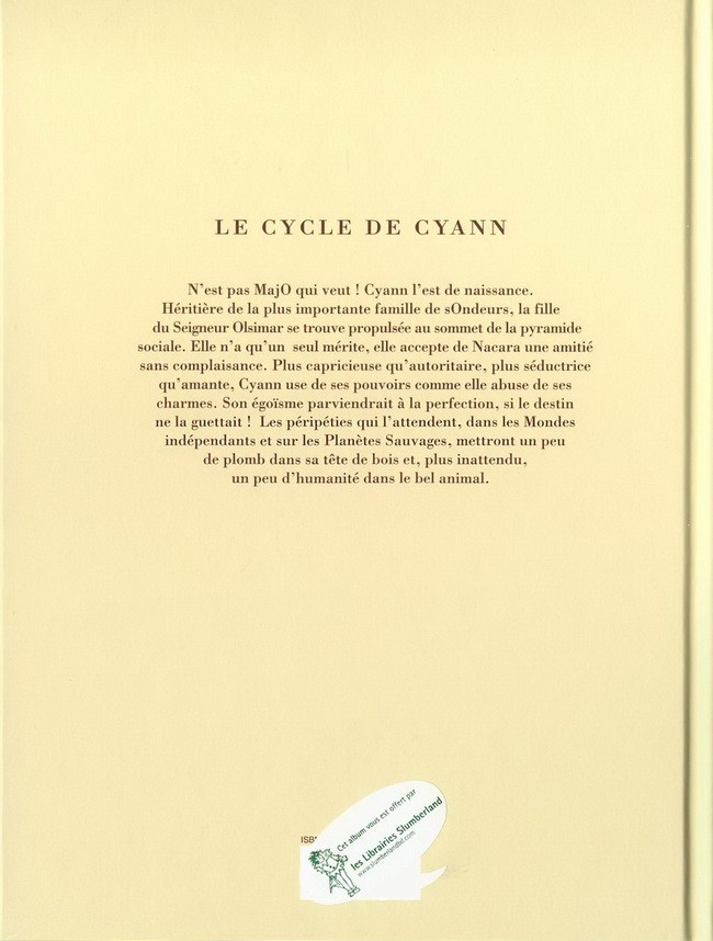 Verso de l'album Le Cycle de Cyann Tome 5 Les Couloirs de l'Entretemps