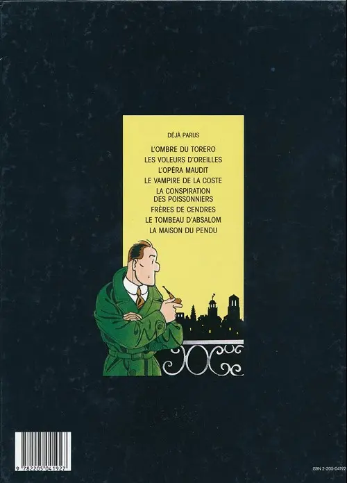 Verso de l'album Dick Hérisson Tome 2 Les voleurs d'oreilles