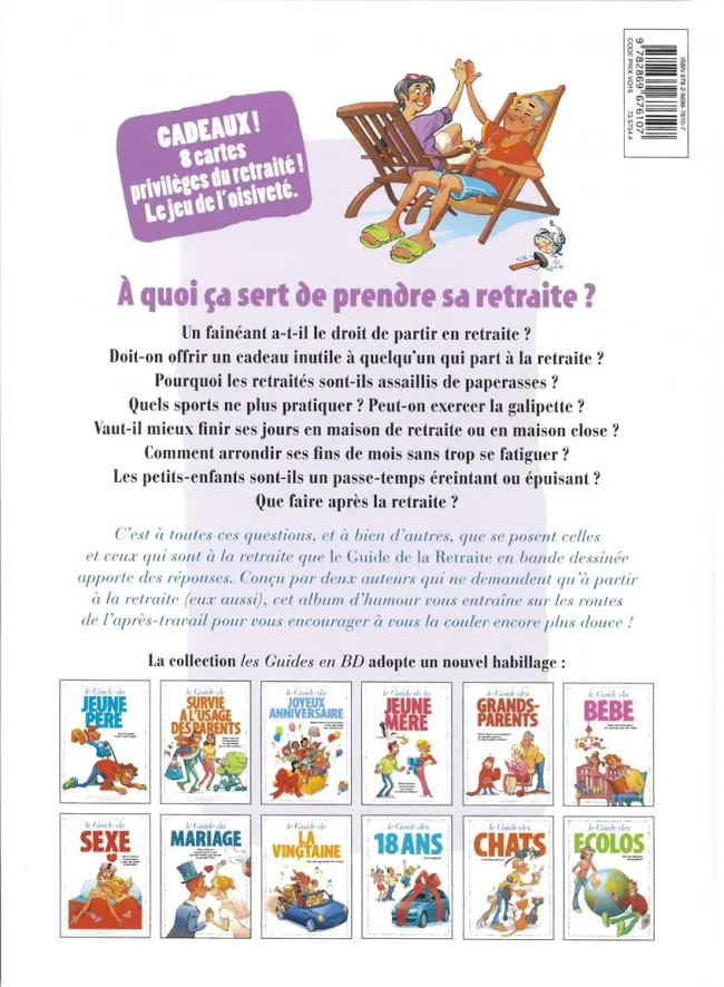 Verso de l'album Le Guide Tome 9 Le guide de la retraite