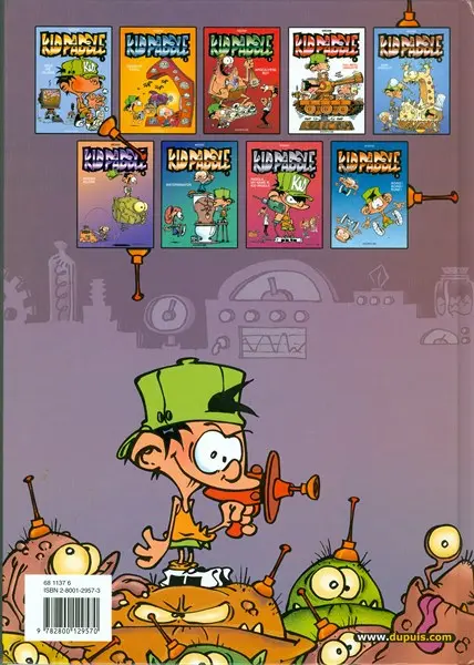 Verso de l'album Kid Paddle Tome 6 Rodéo Blork