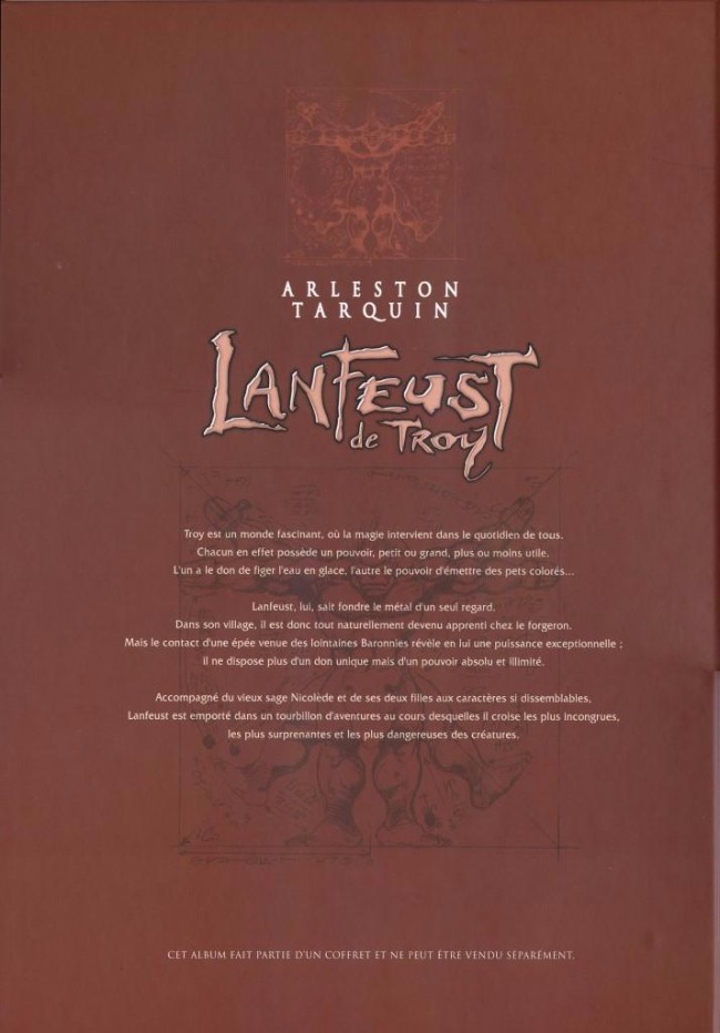 Verso de l'album Lanfeust de Troy Tome 8 La bête fabuleuse