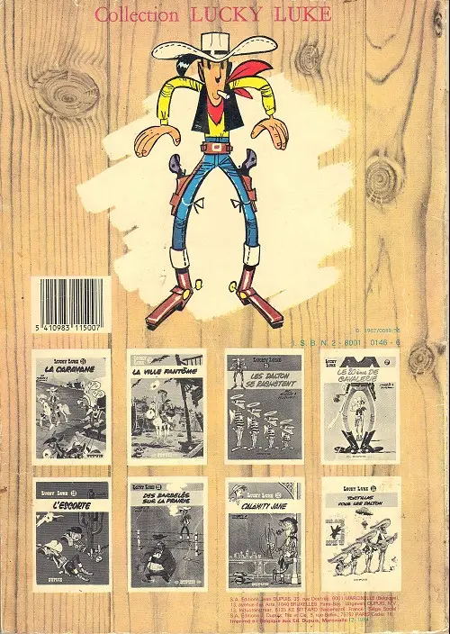 Verso de l'album Lucky Luke Tome 7 L'Elixir du Docteur Doxey