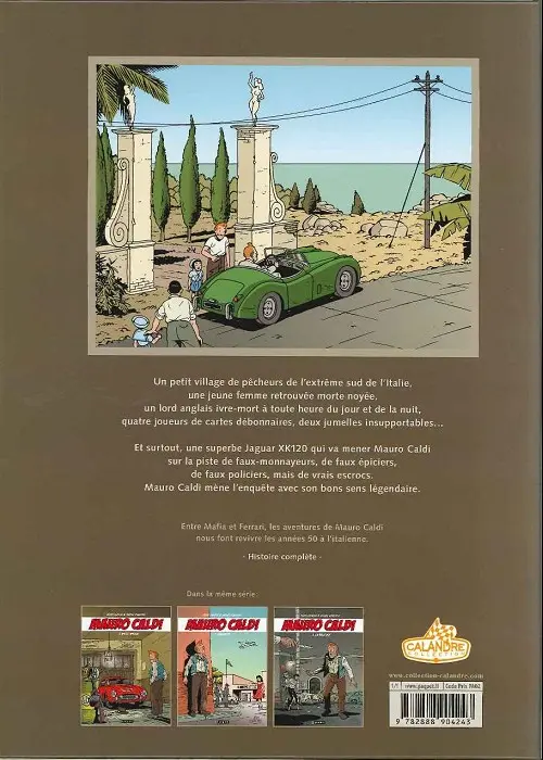 Verso de l'album Mauro Caldi Tome 4 La baie des menteurs