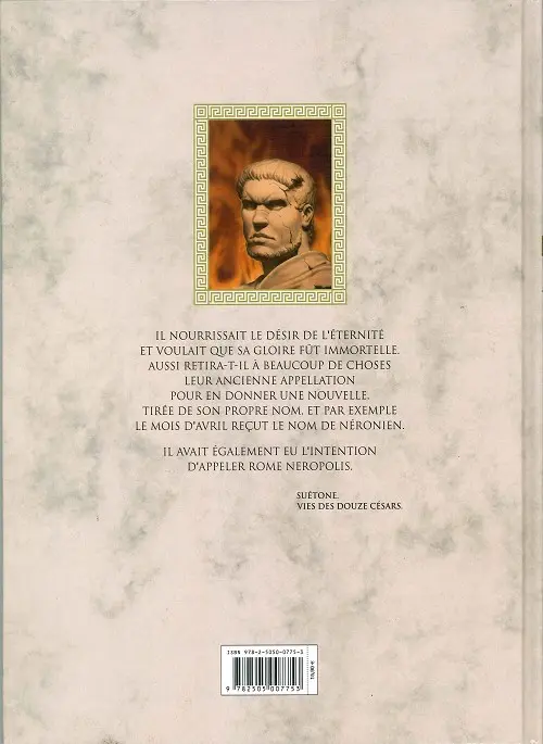 Verso de l'album Murena Tome 7 Vie des feux