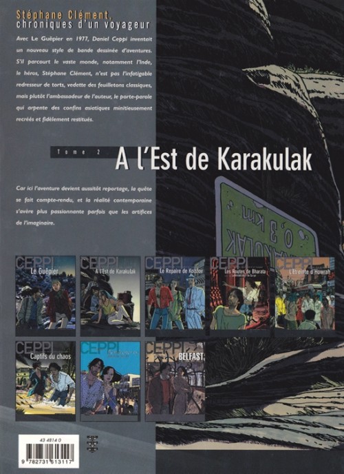 Verso de l'album Stéphane Clément Tome 2 À l'est de Karakulak