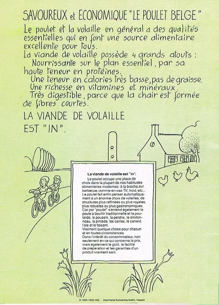 Verso de l'album Le Banquet remplumé