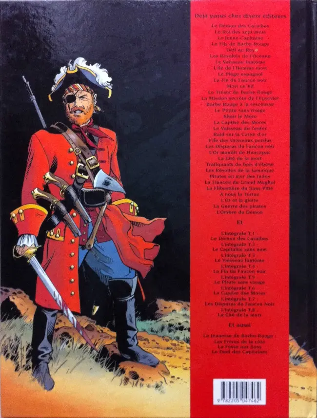 Verso de l'album Barbe-Rouge Tome 32 L'ombre du démon