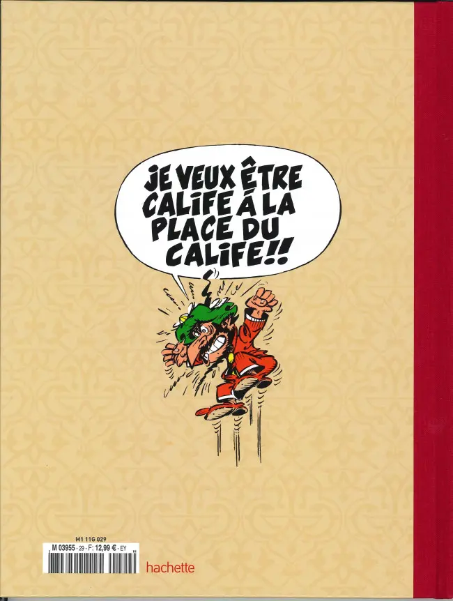 Verso de l'album Iznogoud La Collection - Hachette Tome 29