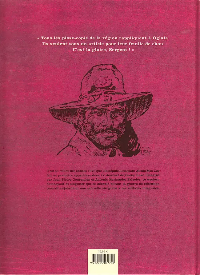 Verso de l'album Mac Coy Intégrale Volume 3