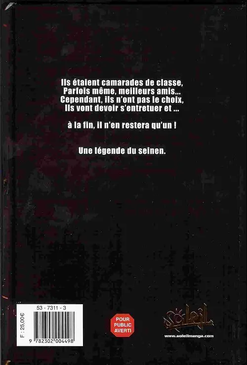 Verso de l'album Battle Royale Deluxe 2