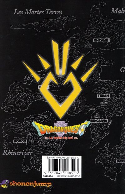 Verso de l'album Dragon Quest - La quête de Daï Tome 23 Prélude à l'apocalypse !