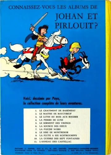 Verso de l'album Benoît Brisefer Tome 1 Les taxis rouges