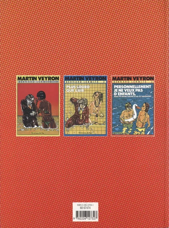 Verso de l'album Bernard Lermite en complet Tome 1