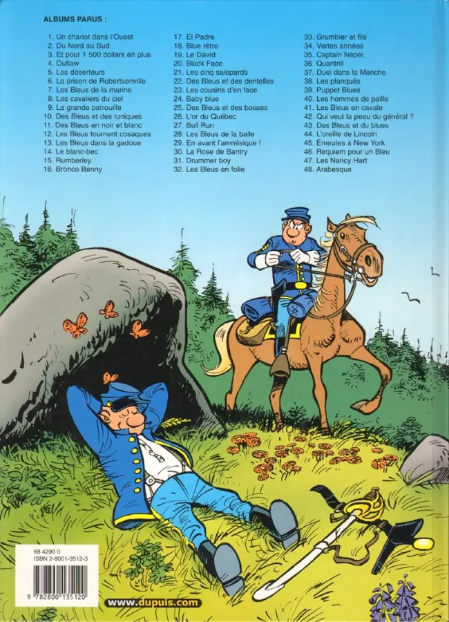 Verso de l'album Les Tuniques Bleues Tome 48 Arabesque