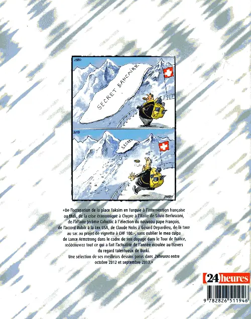 Verso de l'album Burki 13