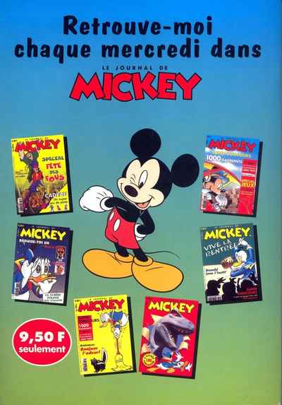 Verso de l'album Le Journal de Mickey Album N° 173