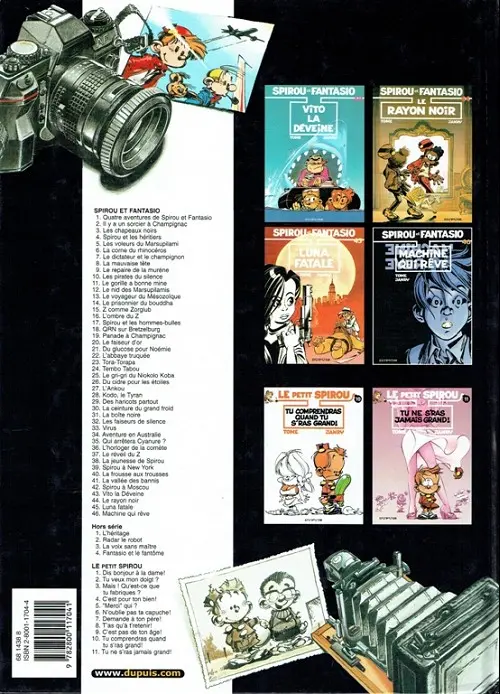 Verso de l'album Spirou et Fantasio Tome 41 La vallée des bannis