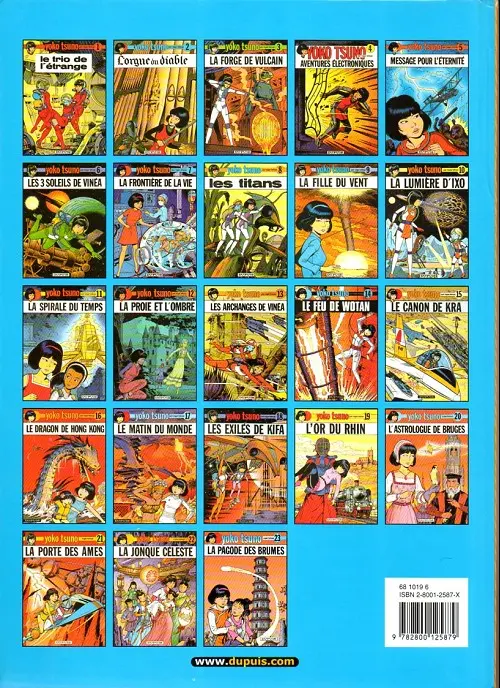 Verso de l'album Yoko Tsuno Tome 22 La jonque céleste