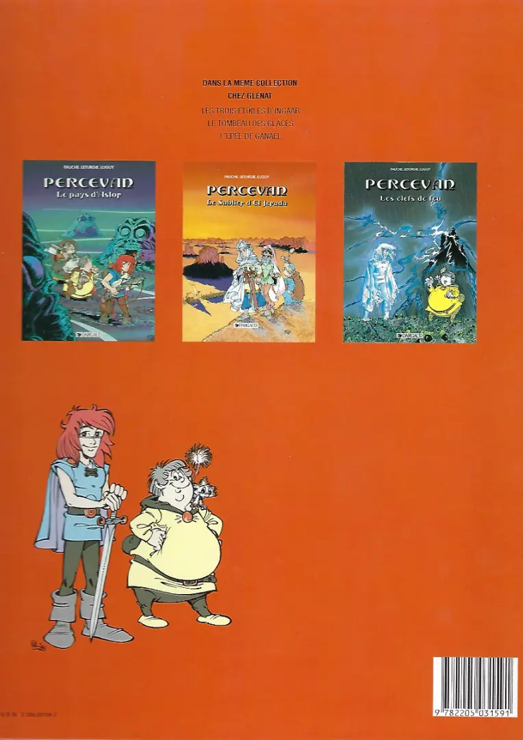 Verso de l'album Percevan Tome 5 Le Sablier d'El Jerada