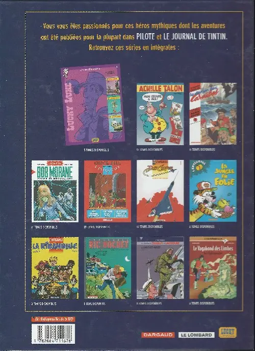 Verso de l'album Lucky Luke (2002) L'Integrale 12