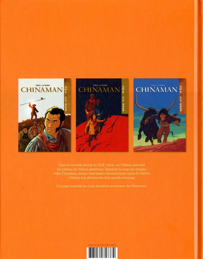 Verso de l'album Chinaman Intégrale 3