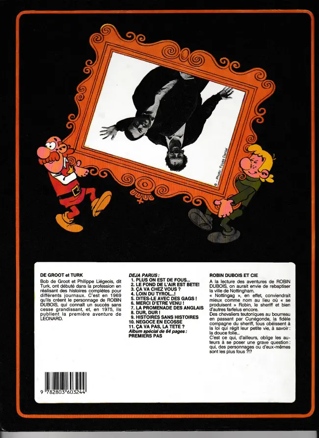Verso de l'album Robin Dubois Tome 1 Plus on est de fous...