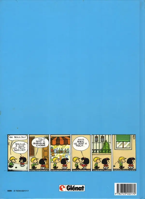 Verso de l'album Mafalda Tome 3 Mafalda revient