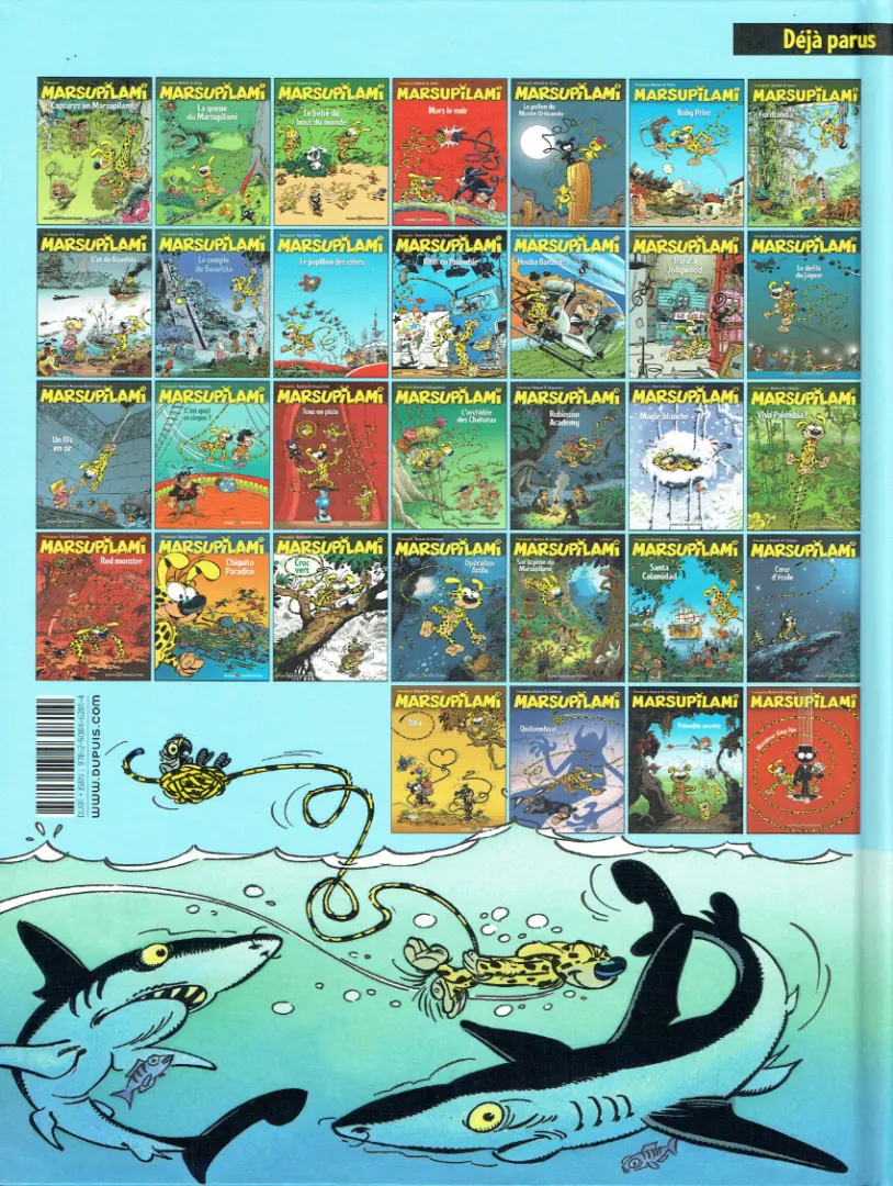 Verso de l'album Marsupilami Tome 11 Houba Banana