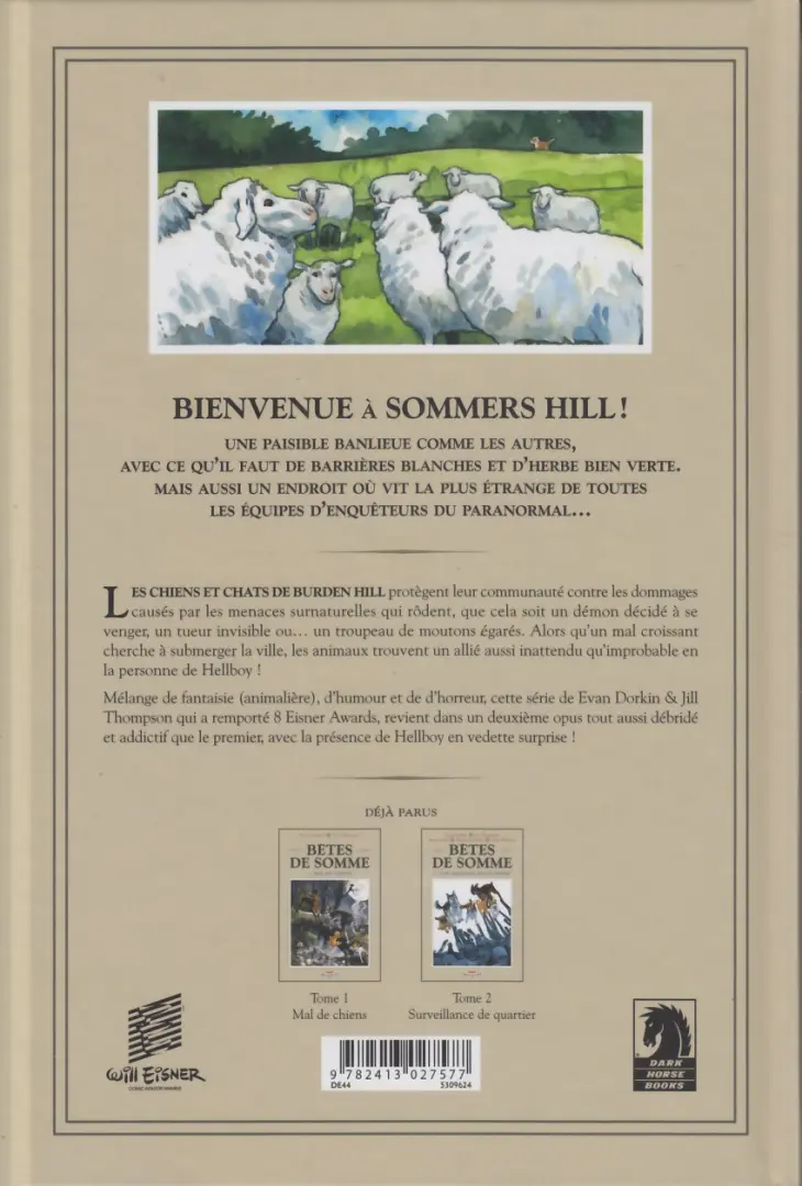 Verso de l'album Bêtes de somme Tome 2 Surveillance de quartier