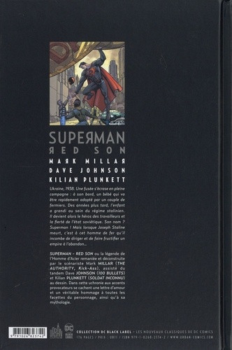 Verso de l'album Superman - Red Son